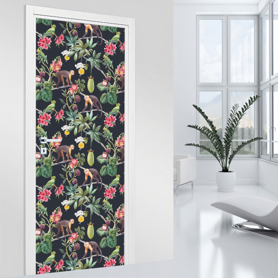 Door Sticker - Decal - Tropical