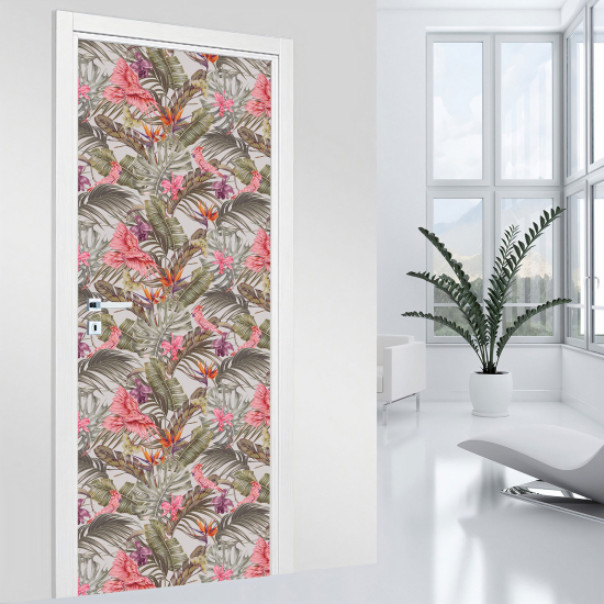 Door Sticker - Decal - Tropical