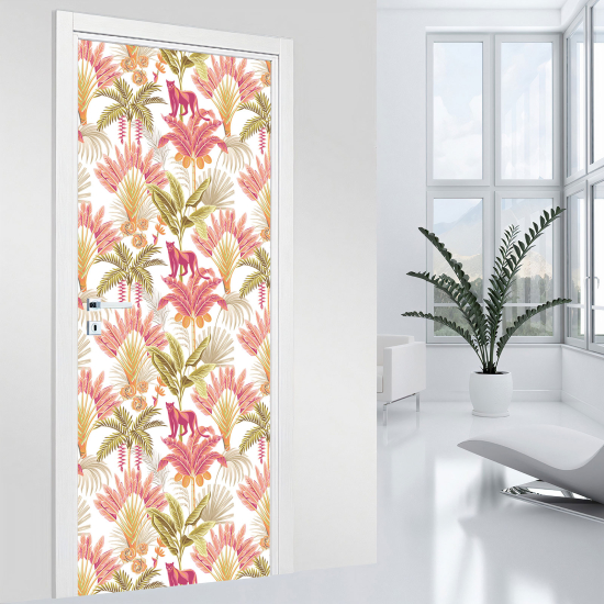 Door Sticker - Decal - Tropical