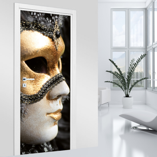 Door Sticker - Decal - Venice Mask