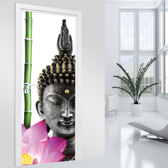 Door Sticker - Decal - Zen Buddha