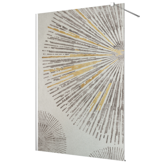 Frosted glass stickers for shower screens and windows - Design