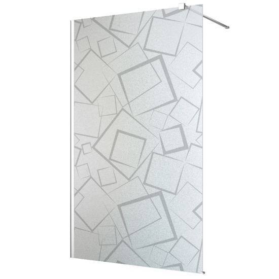 Frosted glass stickers for shower screens and windows - Design