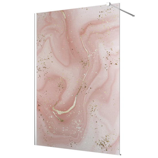 Frosted glass stickers for shower screens and windows - Marbled effect