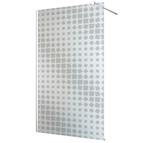 Frosted glass stickers for shower screens and windows - Squares