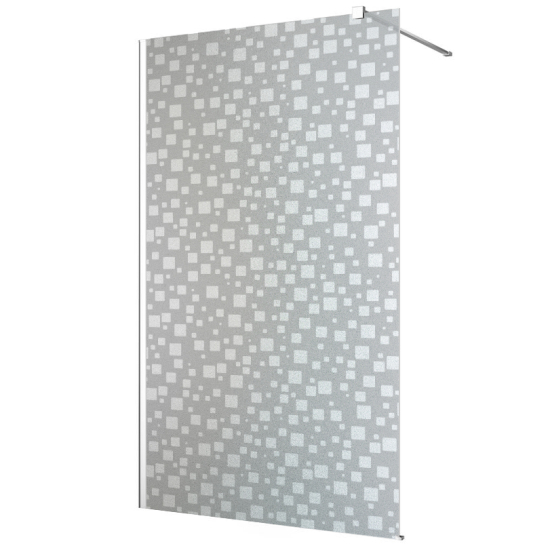 Frosted glass stickers for shower screens and windows - Squares