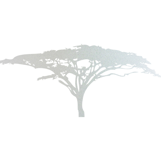 Frosted Window Glass Sticker - African tree