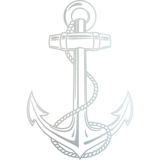 Frosted Window Glass Sticker - Anchor