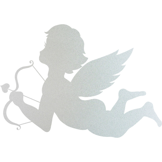 Frosted Window Glass Sticker - Angel