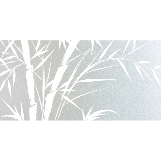 Frosted Window Glass Sticker - Bamboo