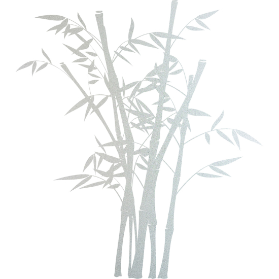 Frosted Window Glass Sticker - Bamboo