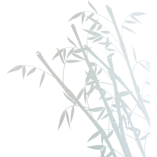 Frosted Window Glass Sticker - Bamboo