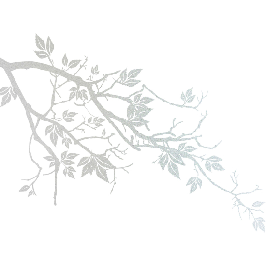 Frosted Window Glass Sticker - Branch