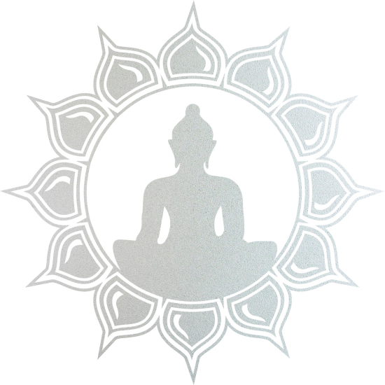 Frosted Window Glass Sticker - Buddha