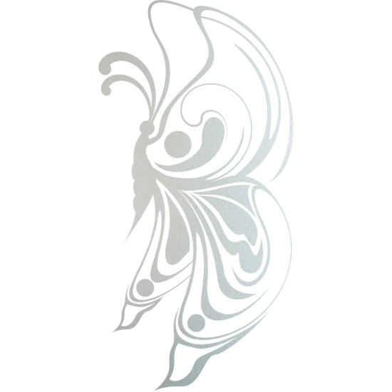 Frosted Window Glass Sticker - Butterfly