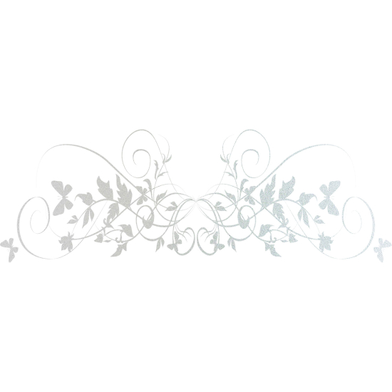 Frosted Window Glass Sticker - Butterfly Headboard