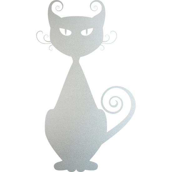 Frosted Window Glass Sticker - Cat