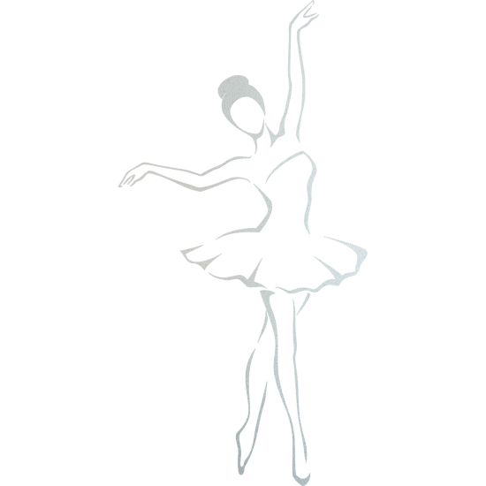 Frosted Window Glass Sticker - Dancer