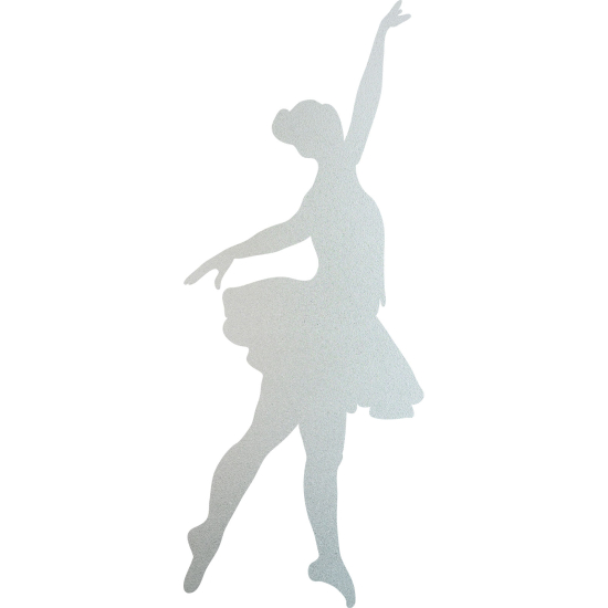 Frosted Window Glass Sticker - Dancer