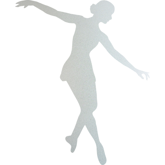 Frosted Window Glass Sticker - Dancer