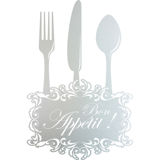 Frosted Window Glass Sticker - Enjoy your meal