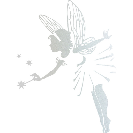 Frosted Window Glass Sticker - Fairy