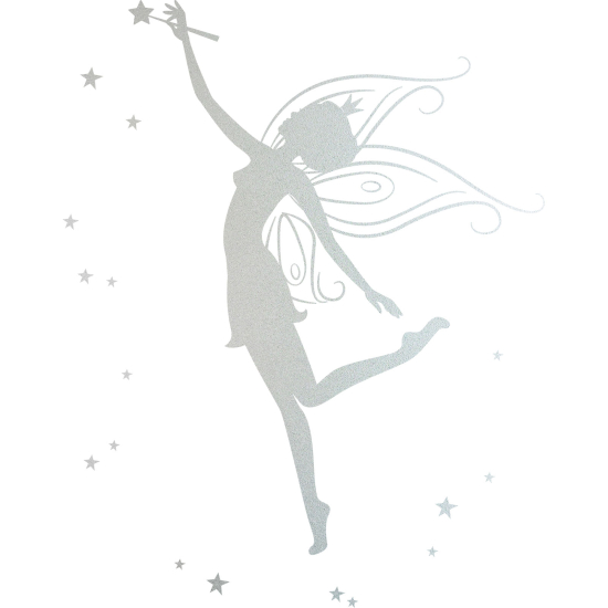 Frosted Window Glass Sticker - Fairy