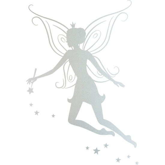 Frosted Window Glass Sticker - Fairy