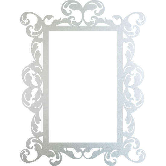 Frosted Window Glass Sticker - Frame