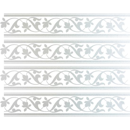 Frosted Window Glass Sticker - Frieze