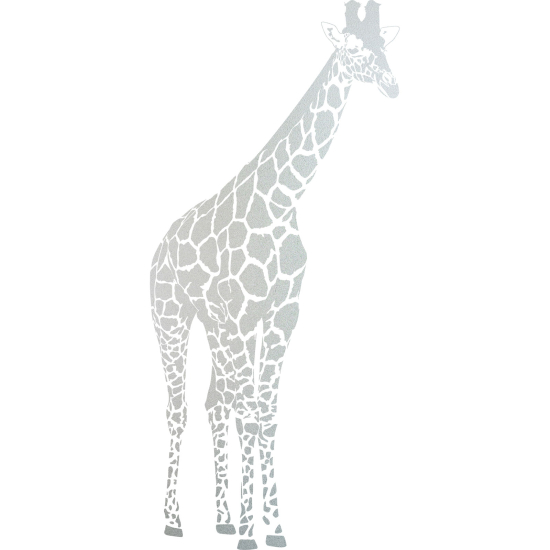 Frosted Window Glass Sticker - Giraffe