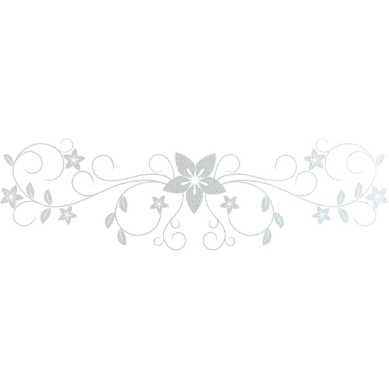 Frosted Window Glass Sticker - Headboard