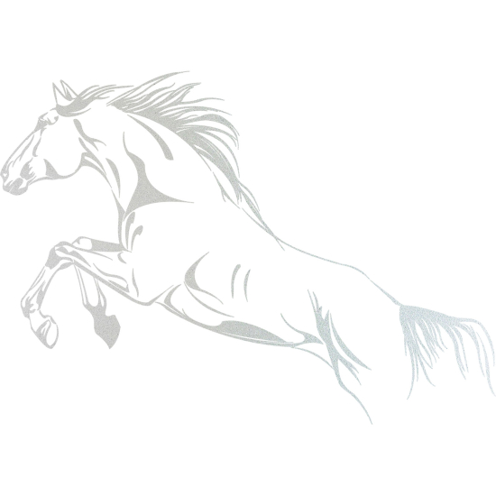 Frosted Window Glass Sticker - Horse