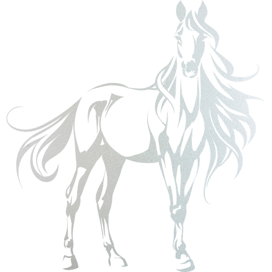 Frosted Window Glass Sticker - Horse