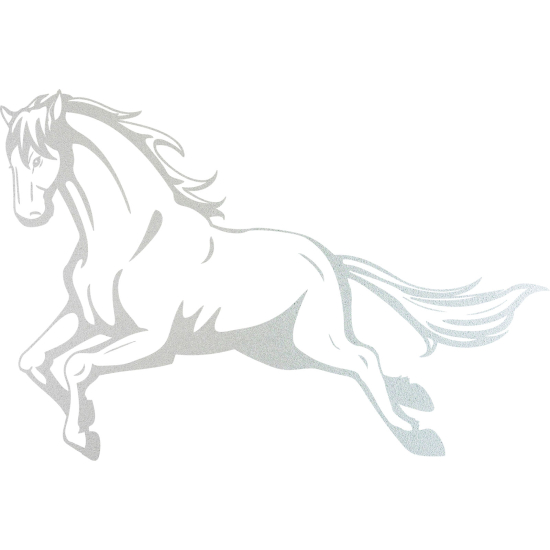 Frosted Window Glass Sticker - Horse