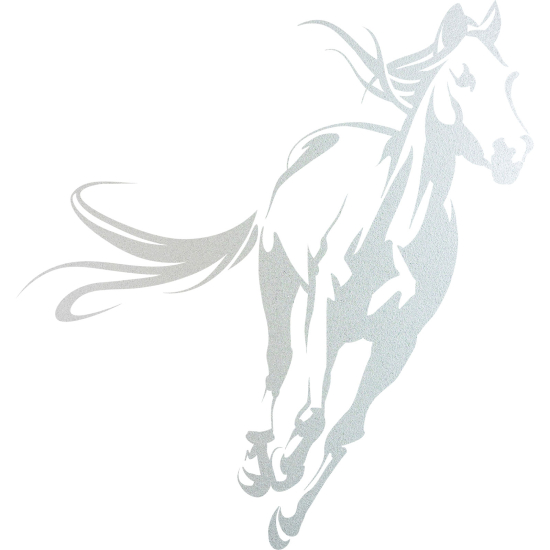 Frosted Window Glass Sticker - Horse