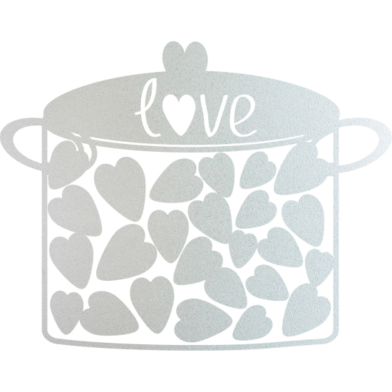 Frosted Window Glass Sticker - Love