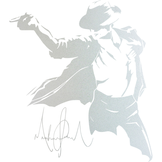 Frosted Window Glass Sticker - Michael Jackson