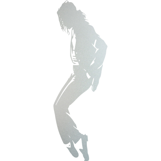 Frosted Window Glass Sticker - Michael Jackson