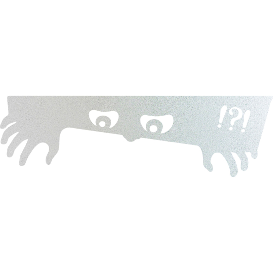 Frosted Window Glass Sticker - Monster