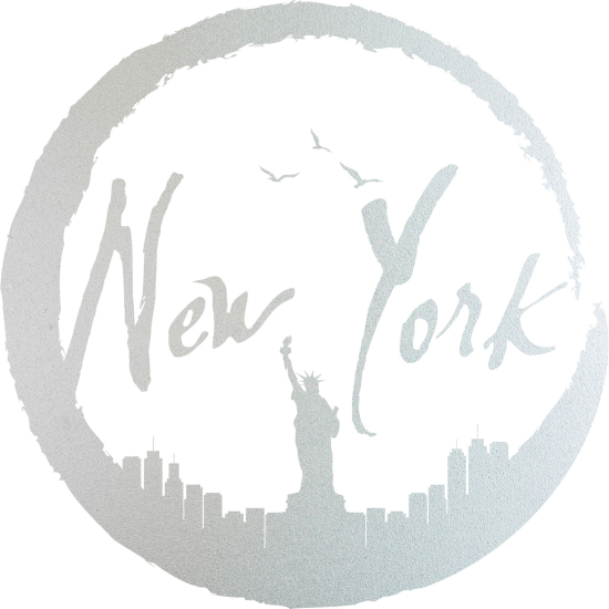 Frosted Window Glass Sticker - New York