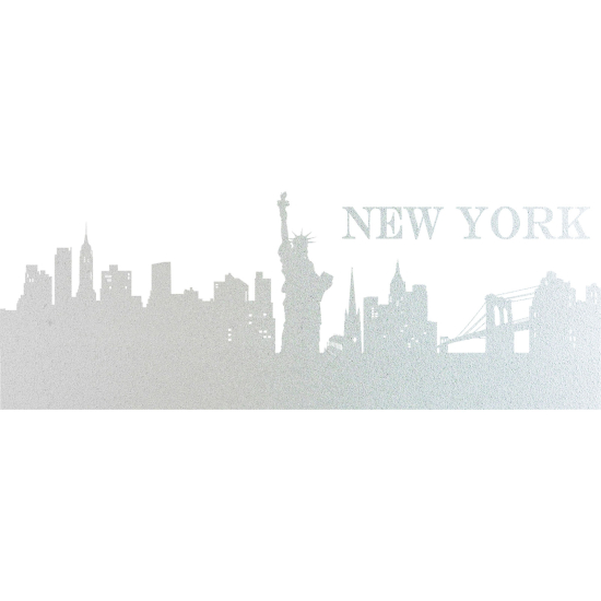 Frosted Window Glass Sticker - New York