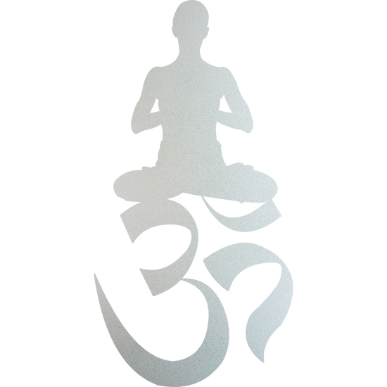 Frosted Window Glass Sticker - OM Mantra