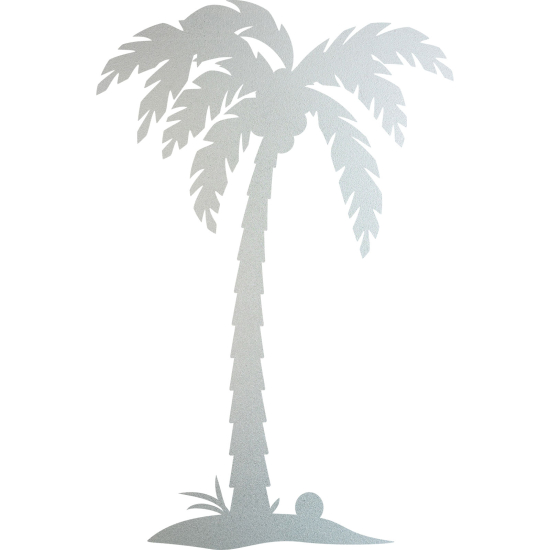 Frosted Window Glass Sticker - Palm Tree