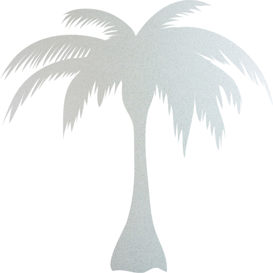 Frosted Window Glass Sticker - Palm Tree