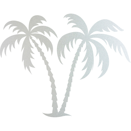 Frosted Window Glass Sticker - Palm trees