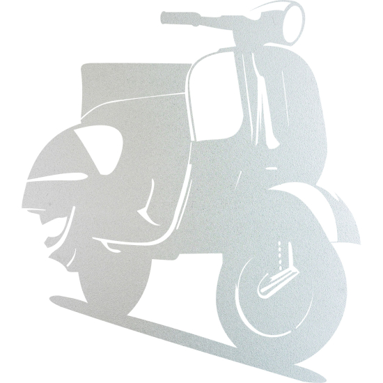 Frosted Window Glass Sticker - Scooter