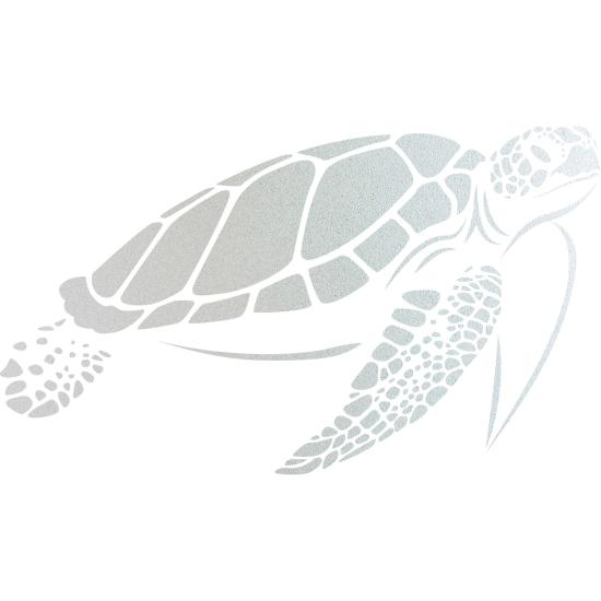 Frosted Window Glass Sticker - Sea turtle