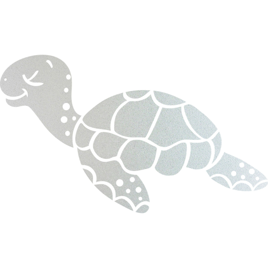 Frosted Window Glass Sticker - Sea turtle