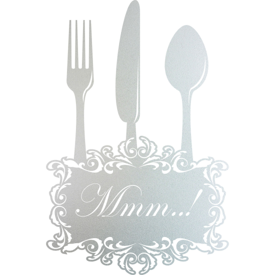 Frosted Window Glass Sticker - Set Ofchen Cutlery